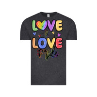 Vintage Black love is love pride Vintage Tee - MaliasSmallBusiness