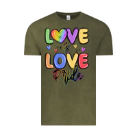 Vintage Olive love is love pride Vintage Tee - MaliasSmallBusiness