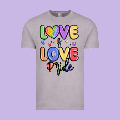 Love Is Love Pride Vintage Tee Designed By Maliassmallbusiness