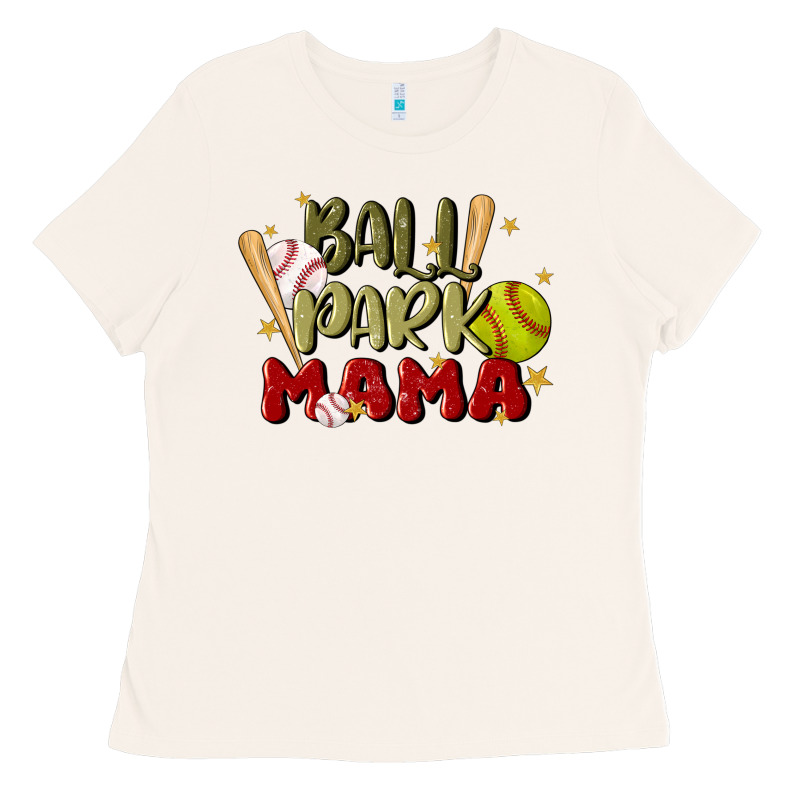 Ballpark Mama Ladies Tee by JahusDesignShop | Teevron