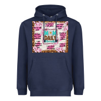 Navy mom daily affirmation Heavyweight Hoodie - TumblerDesignByShophia