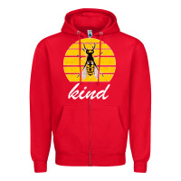 Red Bee Kind Zipper Hoodie - Bettercallsaul