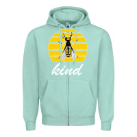 Seafoam Bee Kind Zipper Hoodie - Bettercallsaul