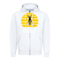 White Bee Kind Zipper Hoodie - Bettercallsaul
