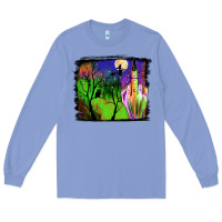 Colony Blue halloween background Long Sleeve Tee - JahusDesignShop