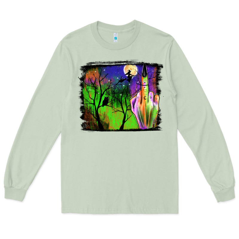 Halloween Background Long Sleeve Tee by JahusDesignShop | Teevron