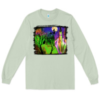 Matcha halloween background Long Sleeve Tee - JahusDesignShop