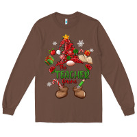 Chestnut the teacher gnome christmas Long Sleeve Tee - MaliasSmallBusiness