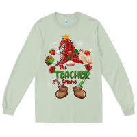 Matcha the teacher gnome christmas Long Sleeve Tee - MaliasSmallBusiness