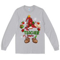 Moon Dust the teacher gnome christmas Long Sleeve Tee - MaliasSmallBusiness
