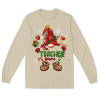 Mushroom the teacher gnome christmas Long Sleeve Tee - MaliasSmallBusiness