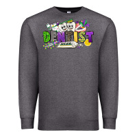 Charcoal Heather dentist mardi gras Premium Sweatshirt - CowGirlArtShop