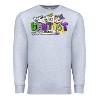 Heather Grey dentist mardi gras Premium Sweatshirt - CowGirlArtShop