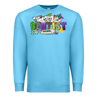Ocean Blue dentist mardi gras Premium Sweatshirt - CowGirlArtShop