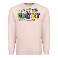 Pale Pink dentist mardi gras Premium Sweatshirt - CowGirlArtShop
