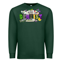 Sports Green dentist mardi gras Premium Sweatshirt - CowGirlArtShop