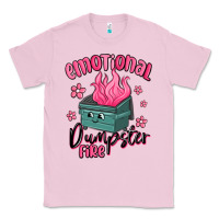 Bubblegum Pink emotional dumpster fire Classic Tee - MaliasSmallBusiness