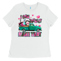 White i can totally make that Ladies Tee - AdoDesignShop