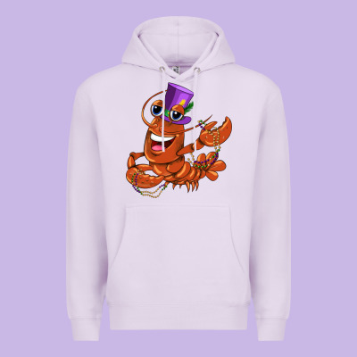 Mardi Gras Crawfish Premium Hoodie Designed By Cowgirlartshop