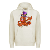 Oatmeal Heather mardi gras crawfish Premium Hoodie - CowGirlArtShop