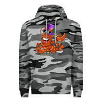 Slate Camo mardi gras crawfish Premium Hoodie - CowGirlArtShop