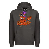 Smoke mardi gras crawfish Premium Hoodie - CowGirlArtShop