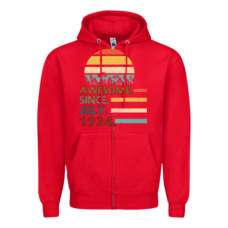 Awesome Since July 1934 Zipper Hoodie by Bettercallsaul | Teevron