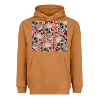 Meerkat skulls and flowers Heavyweight Hoodie - TumblerDesignByShophia