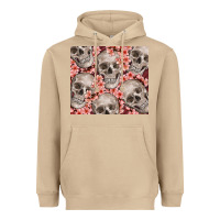Mushroom skulls and flowers Heavyweight Hoodie - TumblerDesignByShophia
