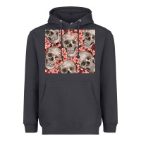 Smoke skulls and flowers Heavyweight Hoodie - TumblerDesignByShophia