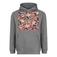 Storm skulls and flowers Heavyweight Hoodie - TumblerDesignByShophia
