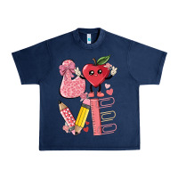 Navy love teacher Urban Heavy Tee - MaliasSmallBusiness