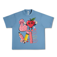 Pebble Blue love teacher Urban Heavy Tee - MaliasSmallBusiness