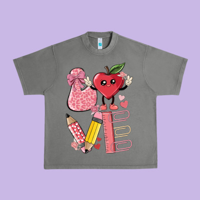 Love Teacher Urban Heavy Tee Designed By Maliassmallbusiness