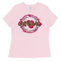 Bubblegum Pink strong important mom beautiful worthy loved Ladies Tee - JahusDesignShop