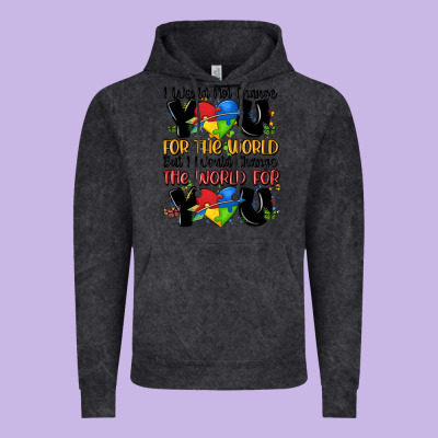 ı Would Not Change You Autism Vintage Hoodie Designed By Maliassmallbusiness