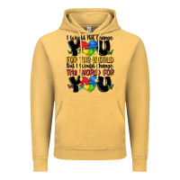 Vintage Mustard ı would not change you autism Vintage Hoodie - MaliasSmallBusiness