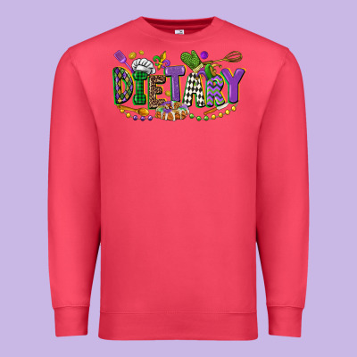 Dietary Mardi Gras Premium Sweatshirt Designed By Cowgirlartshop
