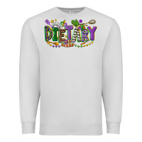 Dove Grey dietary mardi gras Premium Sweatshirt - CowGirlArtShop