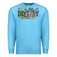 Ocean Blue dietary mardi gras Premium Sweatshirt - CowGirlArtShop