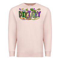 Pale Pink dietary mardi gras Premium Sweatshirt - CowGirlArtShop