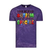 Cloud Purple look beyond autism and see someone special Vintage Tee - JahusDesignShop