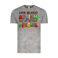 Cloud Rock look beyond autism and see someone special Vintage Tee - JahusDesignShop