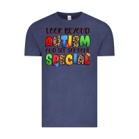 Vintage Denim look beyond autism and see someone special Vintage Tee - JahusDesignShop