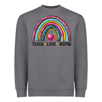 Storm rainbow teach love inspire Heavyweight Sweatshirt - NancyCooperArtShop