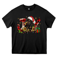 Black christmas joy dachshund Heavy Core Tee - JahusDesignShop