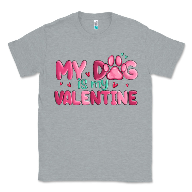 My Dog Is My Valentine Classic Tee by MaliasSmallBusiness | Teevron