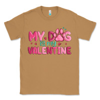 Toasted Coconut my dog is my valentine Classic Tee - MaliasSmallBusiness