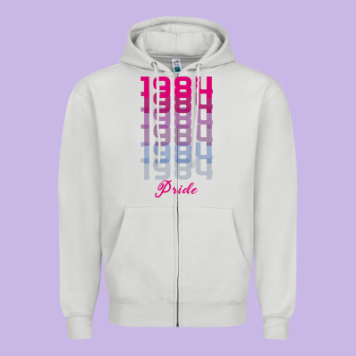 Pride 1984 Zipper Hoodie Designed By Bettercallsaul