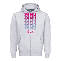 Heather Grey pride 1984 Zipper Hoodie - Bettercallsaul